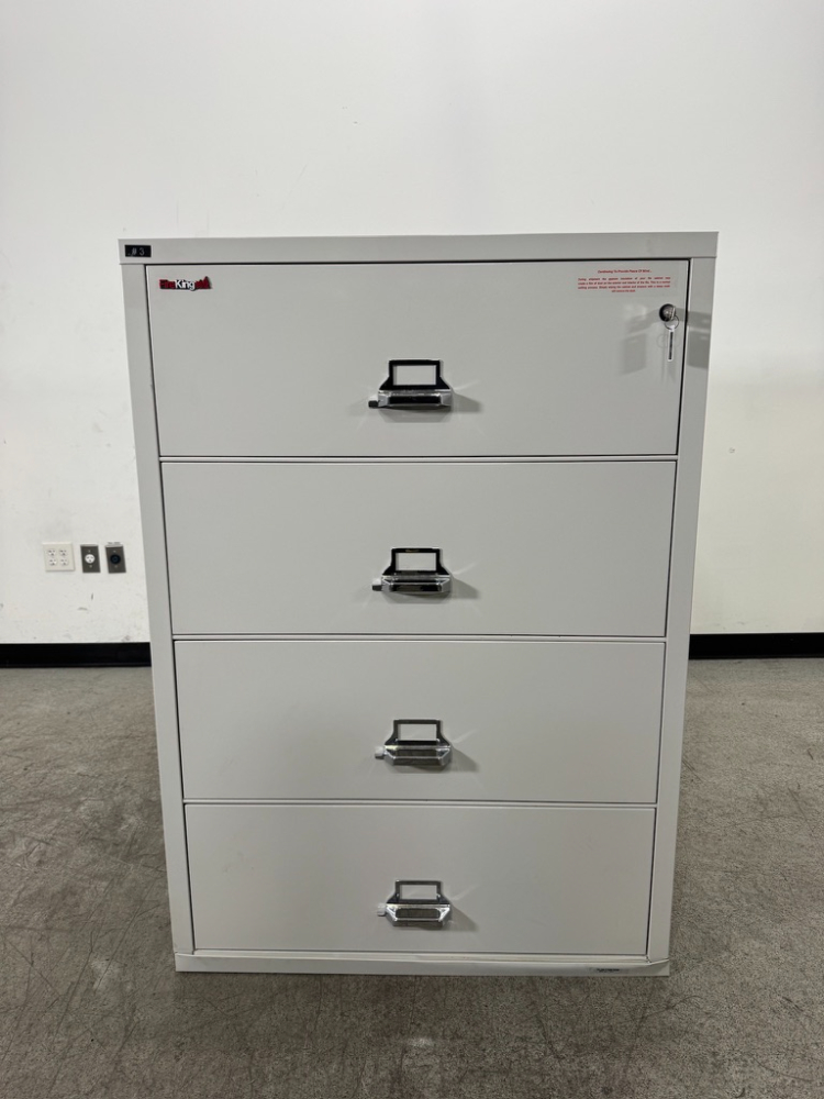 Image of FireKing 4 Drawer Fire Safe Filing Cabinet